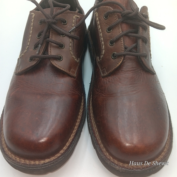 H.S. Trask  Oxford Casual Brown Leather Lace Up Men's Size 11.5 - Picture 2 of 11